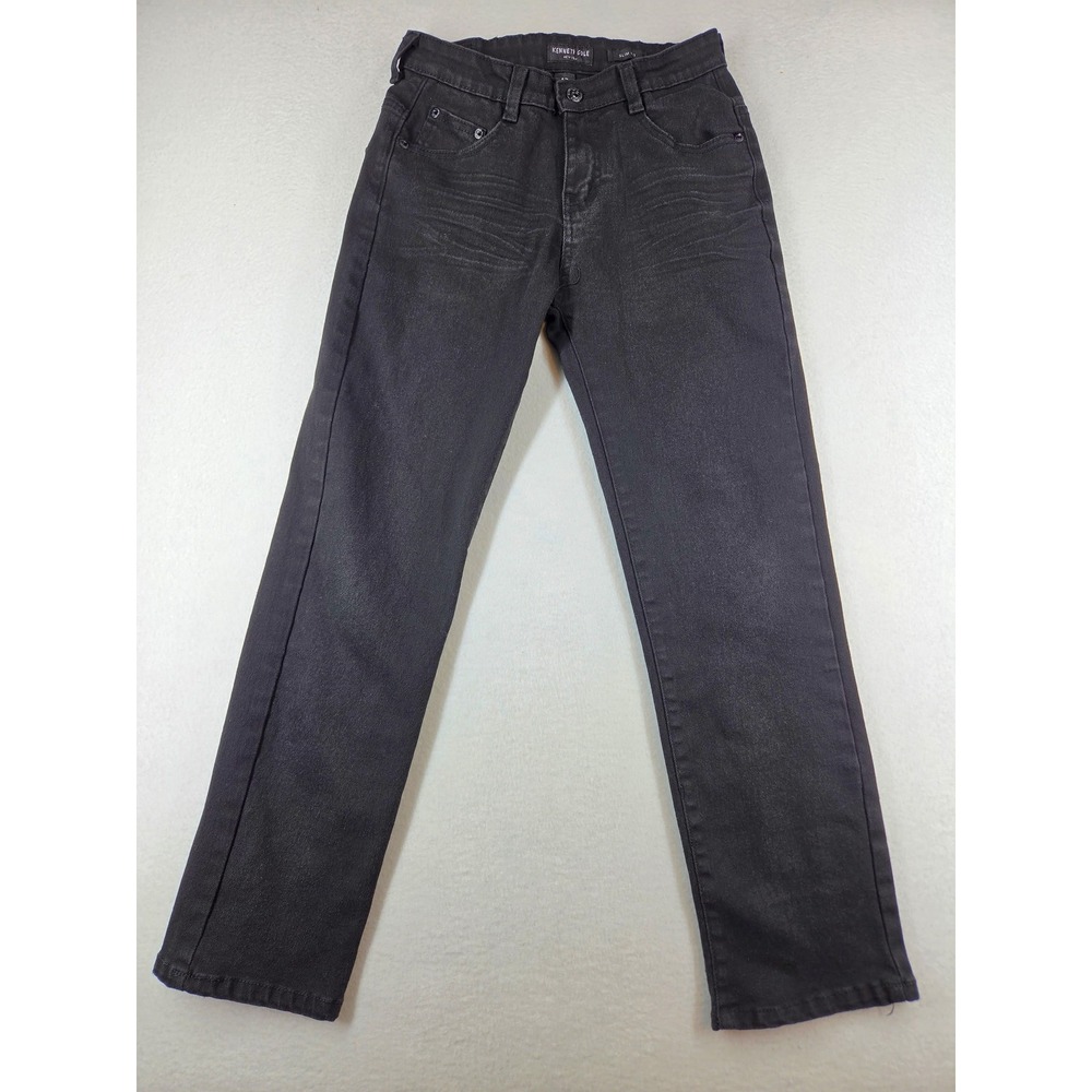Kenneth Cole New York Kids Slim Fit Jeans Black Denim Size 10 Boys Pants